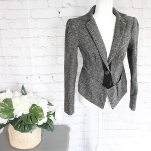 Nanette Lepore Grey & Black Blazer